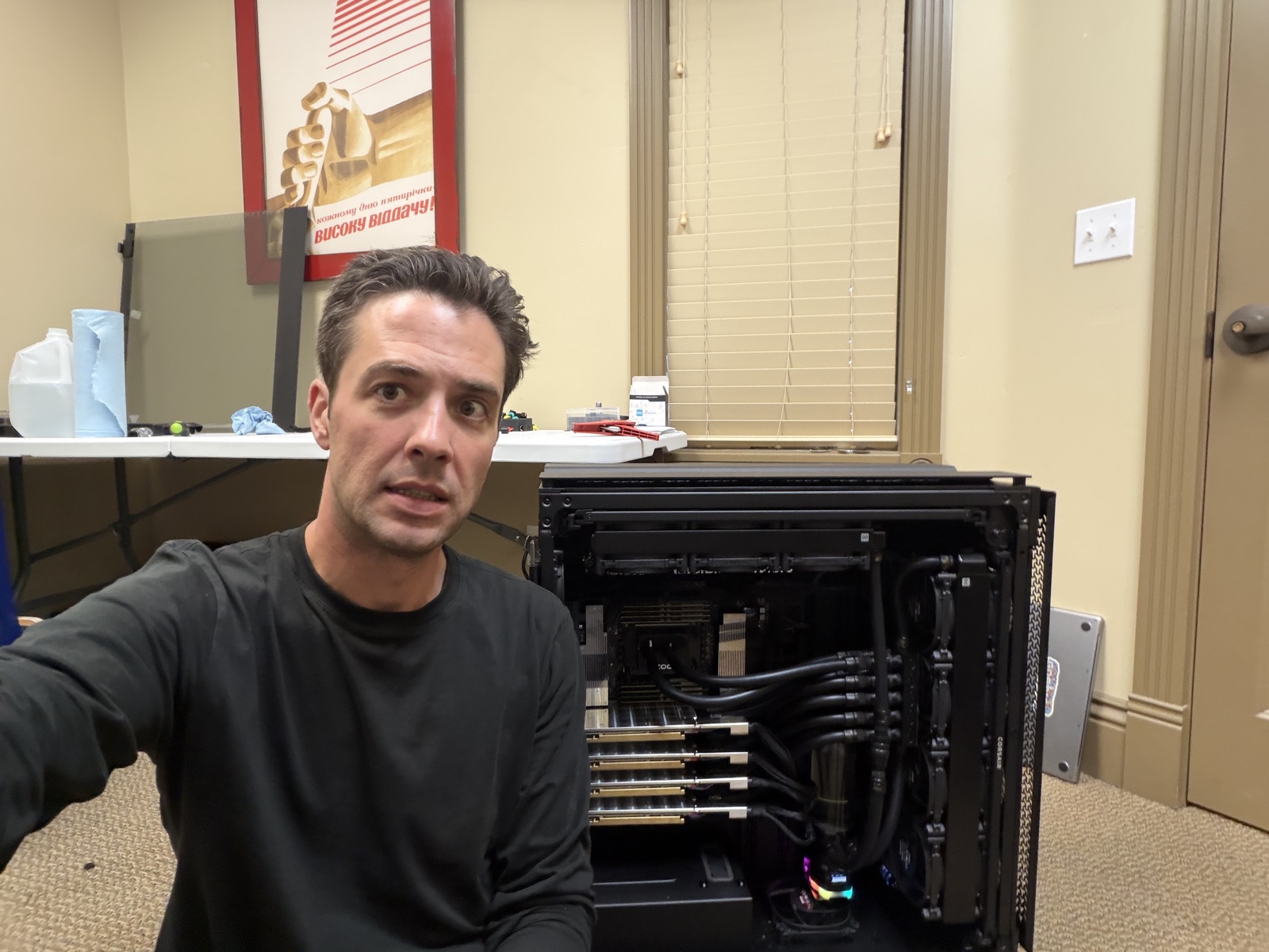 The face of a man who has just realized his motherboard is dead